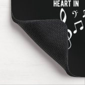Das schillernde Herz der Musik Mousepad (Ecke)