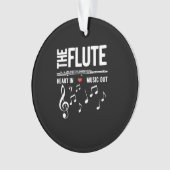 Das schillernde Herz der Musik Ornament (Vorderseite)