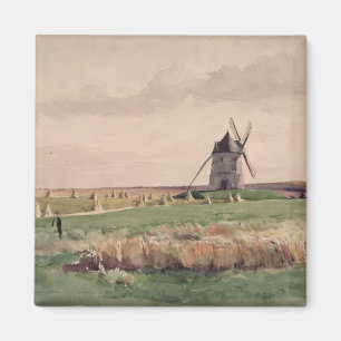 Das Schlachtfeld von Crecy, am 26. August 1346 Magnet