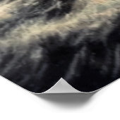 Das Schlachtschiff auf hoher See | AI Art Poster (Ecke)