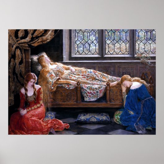 Das Schlafbehagen von John Collier 1921 Poster (Vorne)
