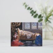 Das Schlafbehagen von John Collier 1921 Postkarte (Stehend Vorderseite)