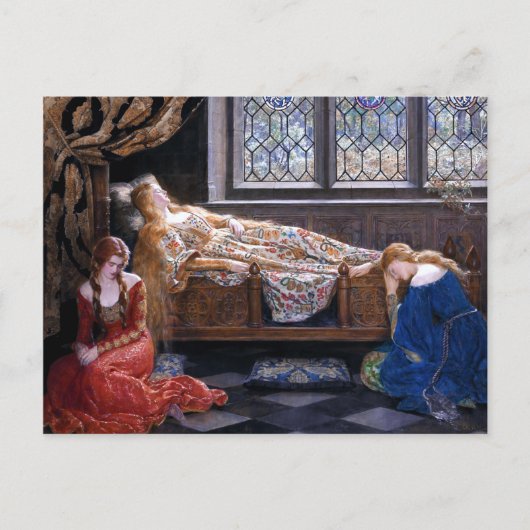 Das Schlafbehagen von John Collier 1921 Postkarte (Vorderseite)
