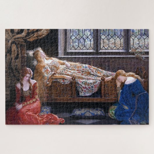 Das Schlafbehagen von John Collier 1921 Puzzle (Horizontal)