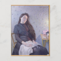 Das schlafende Blumenmädchen, 1892