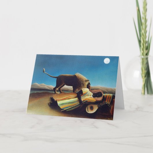 "Das schlafende Sinti und Roma" durch Henri Karte (Vorderseite)