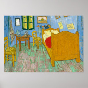 Das Schlafzimmer, 1889 von Vincent van Gogh Poster