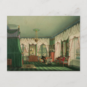 Das Schlafzimmer der Elisabeth von Bayern Postkarte