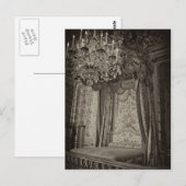 Das Schlafzimmer der Königin, Château Versailles Postkarte (Vorne/Hinten)