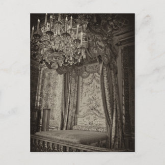 Das Schlafzimmer der Königin, Château Versailles Postkarte