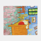 Das Schlafzimmer, Van Gogh Fleecedecke (Vorderseite (Horizontal))
