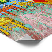 Das Schlafzimmer, Van Gogh Poster (Ecke)