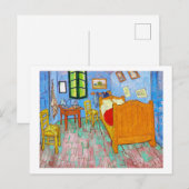 Das Schlafzimmer, Van Gogh Postkarte (Vorne/Hinten)