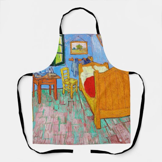 Das Schlafzimmer, Van Gogh Schürze (Vorderseite)