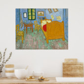 Das Schlafzimmer - Vincent van Gogh (1889) Poster (Küche)