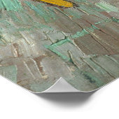 Das Schlafzimmer - Vincent van Gogh (1889) Poster (Ecke)