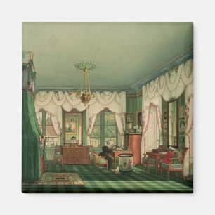 Das Schlafzimmer von Elizabeth von Bayern Magnet