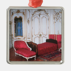 Das Schlafzimmer von Elizabeth von Bayern Silbernes Ornament