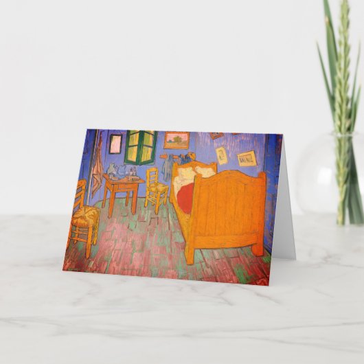 Das Schlafzimmer von van Gogh: Leere Karte (Vorderseite)