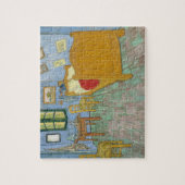 Das Schlafzimmer von Van Gogh Puzzle (Vertikal)