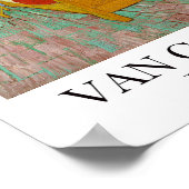 Das Schlafzimmer von Vincent van Gogh Poster (Ecke)