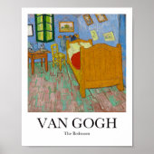 Das Schlafzimmer von Vincent van Gogh Poster (Vorne)
