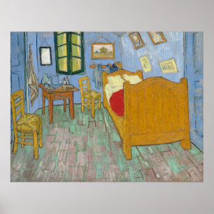 Das Schlafzimmer von Vincent Van Gogh Poster
