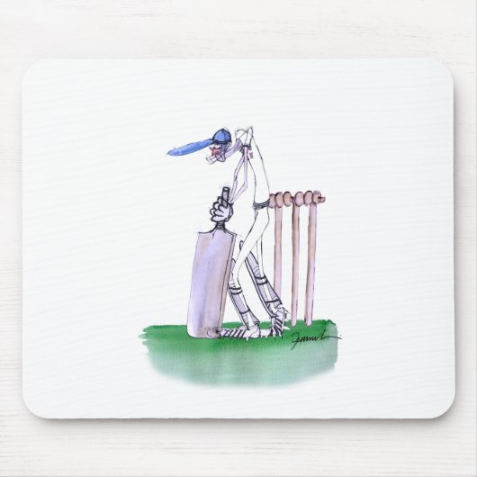 DAS SCHLAGMANN-Kricket, tony fernandes Mousepad (Vorne)