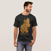 Das Schlangen-Wandgemälde T-Shirt (Vorne ganz)