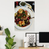 Das schlechteste Gericht aller Zeiten | AI Art Pos Poster (Heimbüro)