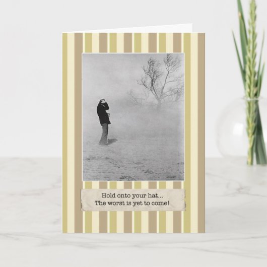 Das schlechteste ist, schon zu kommen! karte (Vorderseite)