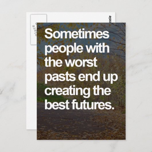 Das schlechteste Zitat der Vergangenheit Postkarte (Vorne/Hinten)