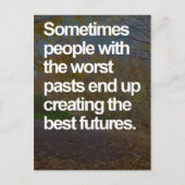 Das schlechteste Zitat der Vergangenheit Postkarte (Vorderseite)