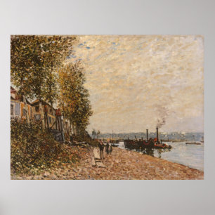 Das Schleppboot, das Loing in Saint-Mammès (1883) Poster