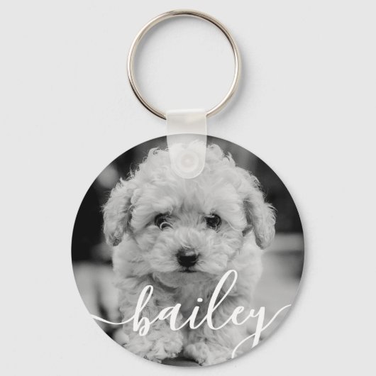 Das schlichte moderne Design des Hauses trägt sein Schlüsselanhänger (Vorderseite)