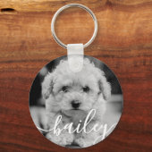 Das schlichte moderne Design des Hauses trägt sein Schlüsselanhänger (Vorderseite)