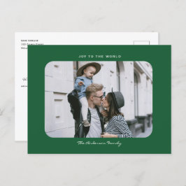 Das schlichte, moderne und saubere Weihnachtsfest  Postkarte