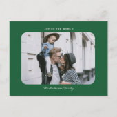 Das schlichte, moderne und saubere Weihnachtsfest  Postkarte (Vorderseite)