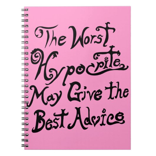 Das schlimmste Heuchler Notizblock (Vorderseite)