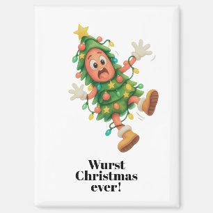 Das schlimmste Weihnachten ever! Lustige Salami Magnet