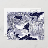 Das Schloss am Meer Postkarte (Vorne/Hinten)