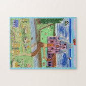 Das Schloss 🏰 am Meer 🌊 Puzzle (Horizontal)