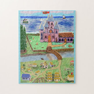 Das Schloss 🏰 am Meer 🌊 Puzzle