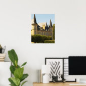 Das Schloss Baron Pichon Longueville in Poster (Heimbüro)