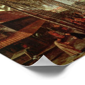 Das Schloss Batavia, aus Kali Besar gesehen Poster (Ecke)