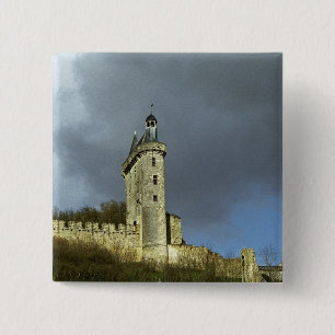 Das Schloss Chinon liegt auf einem Hügel Button