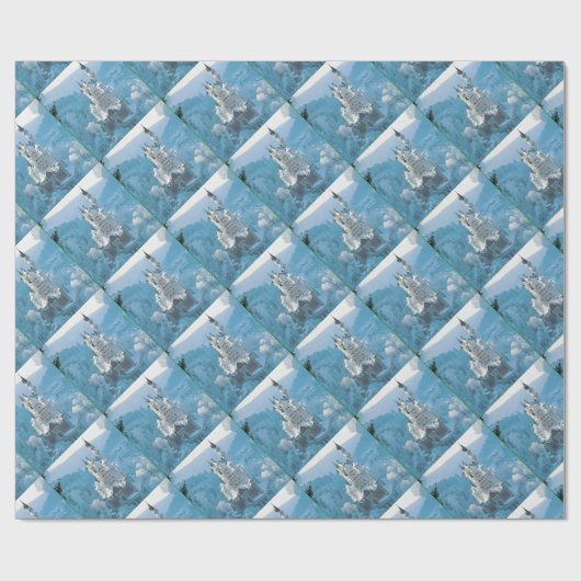 Das Schloss der Schneewittchens Geschenkpapier (Flach)