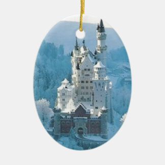 Das Schloss der Schneewittchens Keramik Ornament