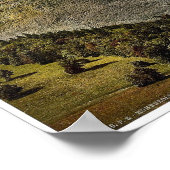 Das Schloss Hohenzollern, Deutschland selten Fotoc Poster (Ecke)