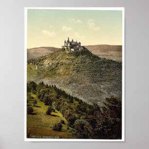 Das Schloss Hohenzollern, Deutschland selten Fotoc Poster